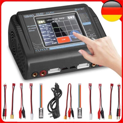 150-240W RC Akku Balance Ladegerät 10A AC/DC für LiPo LiHV LiFe Lilon NiCd NiMh - Bild 1 von 4
