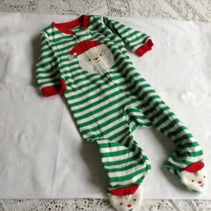 Just One You Carter's  3 Month All In One With Santa Front/Feet - Picture 1 of 5