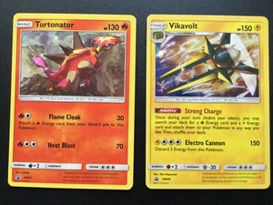 2x Pokemon Sol y Luna Holo Black Star Promo Bundle - SM27 y SM28 TCG Tarjetas - Imagen 1 de 3