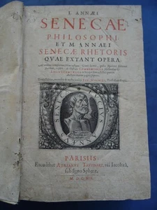 CLASSICI LATINI-L. ANNAEI SENECA PHILOSOPHI ET M. ANNAEI SENECAE RETHORIS...1619 - Bild 1 von 1
