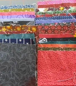 Cuadrados de tela de acolchado de 25-3 pulgadas o 4 pulgadas algodón precortado, opciones de color - Imagen 1 de 46