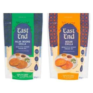EastEnd Indischer Pfannkuchen Masala Mix Besan Chilla Spinat Moong Bohne Kichererbse 100g - Bild 1 von 5