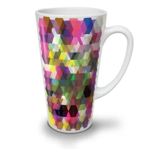 Taza Wellcoda Polygon Shape Trippey Latte 12/17 oz - Imagen 1 de 15