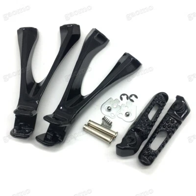 Soporte estriberas traseras de pasajero negro Honda CBR1000RR apto para 2017-2023 Foto 1 de 4