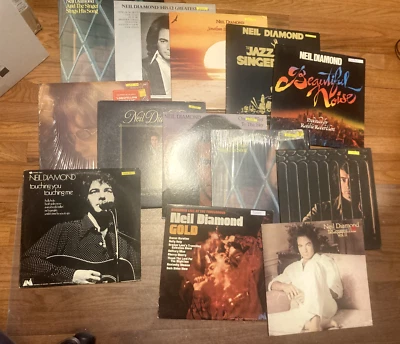 Lot of 13 Neil Diamond - Vinyl Records LP Vintage Foto 1 de 4