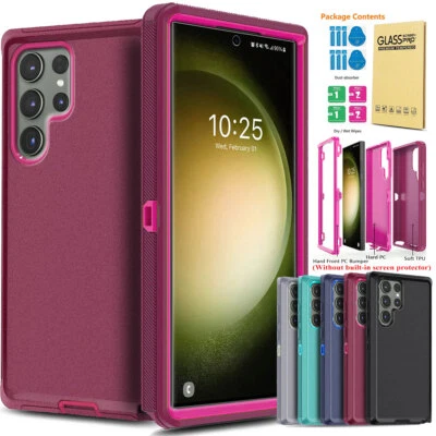 Ударопрочный чехол для Samsung Galaxy S25 S24 S23 S22 S21 Ultra Plus S23 FE - Изображение 1 из 4