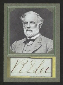 ROBERT E LEE - CONFEDERATE GENERAL - ACEO D. GORDON PROMO TRADING CARD - Picture 1 of 2