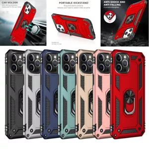 Hybrid Armor Shockproof Stand Phone Case Cover for iPhone 7 8 SE XR 11 12 13 14 - Picture 1 of 77