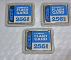 3 New EDGE MEMORY 256MB PE179472 Premium Compact Flash Cards Free US Shipping