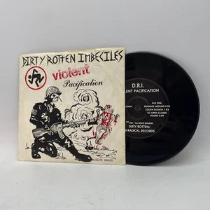 Dirty Rotten Imbeciles Violent Pacification Vinyl 7" EP 33RPM US 1984 VG+/VG - Picture 1 of 2