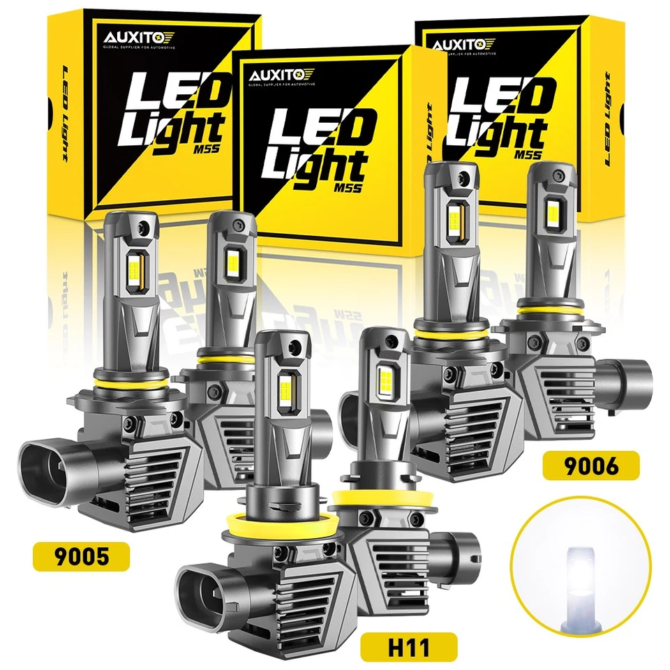 6X 9005 9006 H11 LED 60000LM Headlight Fog Light Kit High Low Bulb White 6500K H - Image 1 of 4