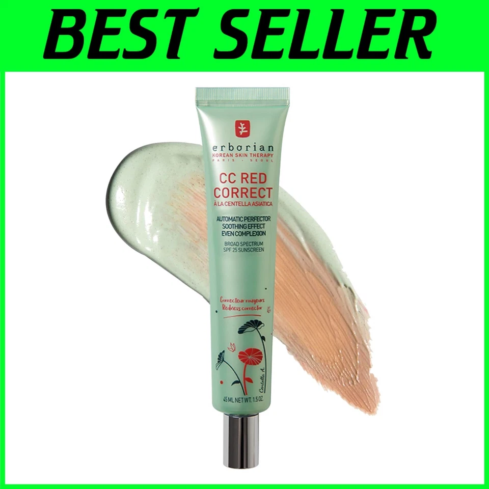 CC Red Correct: Green Color Corrector with SPF 25 and Centella Asiatica - Image 1 of 4