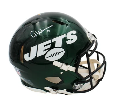Подлинный скоростной шлем с автографом Гарретта Уилсона из New York Jets NFL - Изображение 1 из 2