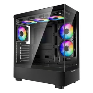 VEVOR Caja de PC para Juegos Torre Media con 6 Ventiladores PWM ARGB de 120 mm - Zdjęcie 1 z 12