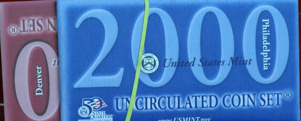 Uncirculated 2000 U.S. Mint Set P & D Mint - Image 1 of 1