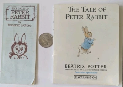Beatrix Potter PETER RABBIT Books, McDonalds Special Edition 1988 & Mini-Book - Image 1 of 2