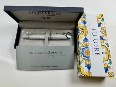 Leonardo Furore白色盐钢笔细笔尖铑装饰 — 第 1/4 张图片
