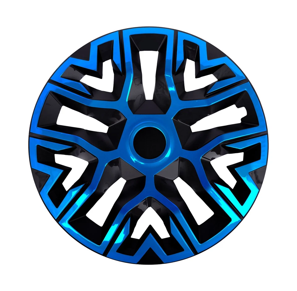 Radkappen Radzierblenden (4Stück) 15 Zoll blau/schwarz THE BEST Z552538 - Bild 1 von 1
