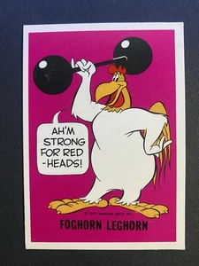 1974 Warner Bros National Periodical Wonder Bread Foghorn Leghorn Card - Picture 1 of 2