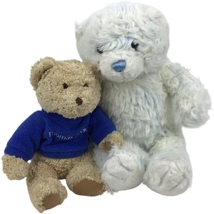 Teddy Bear Plush Set Thomas Cook Collectable Build a Bear White Blue 32cm - Picture 1 of 8