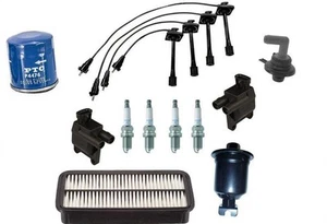 AP Ignition Wires Spark Plugs Coils Air Oil Gas Filters Toyota Rav4 2.2L 98-00 - Picture 1 of 7