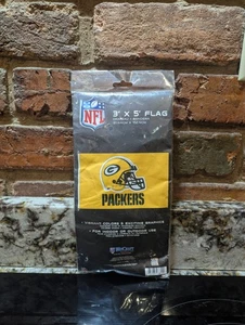 Green Bay Packers 3 x 5 Flagge Männerhöhle Neu im Karton - Bild 1 von 2