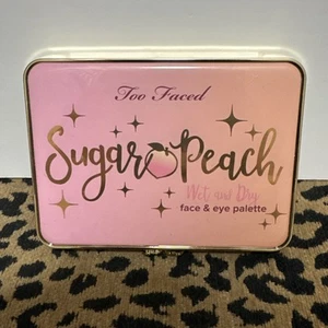 Too Faced Sugar Peach Wet & Dry Face & Eye Palette New Without Box. *Flaws - Picture 1 of 17