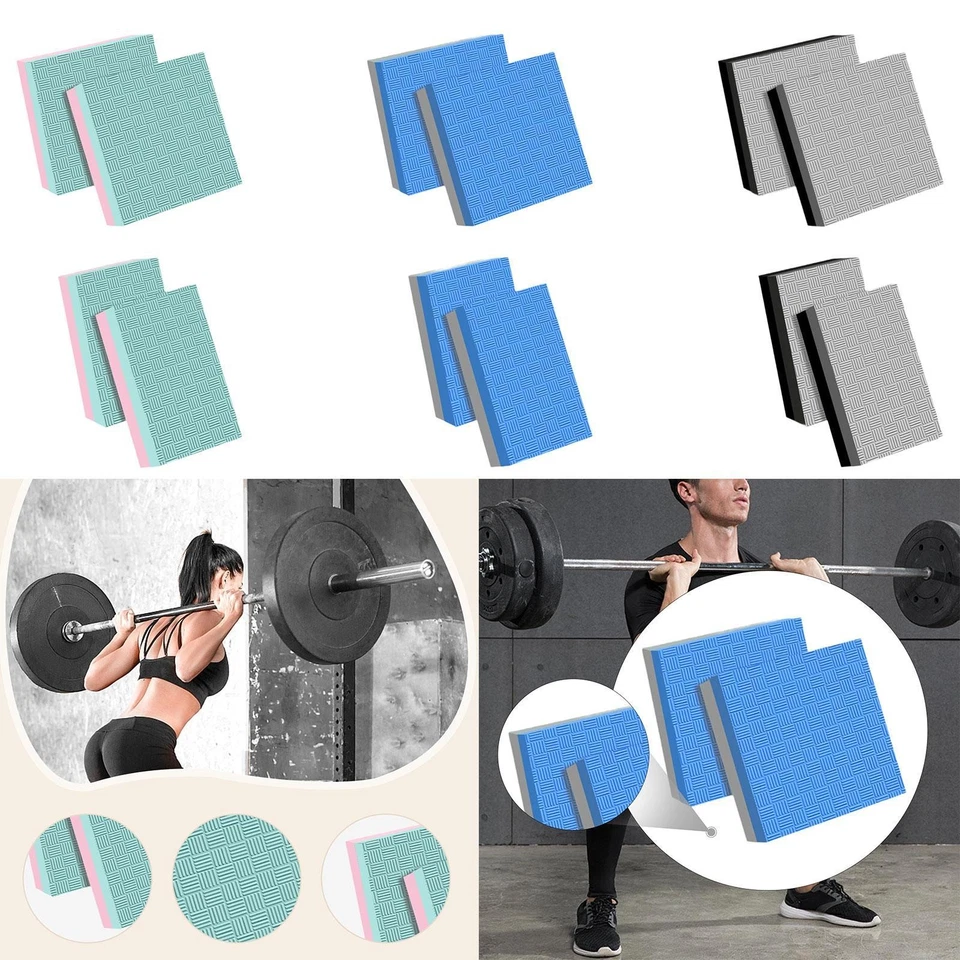 2Pcs Weight Lifting Drop Pads Silence Mats Multifunction Floor Protection - Image 1 of 1