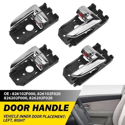 4 门内把手 铬 LH 右握 适用于 2004-09 起亚 Spectra Spectra5 826202F000 Y — 第 1/3 张图片