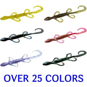 Zoom Lizard Model 002 Size 6" Fishing Bait Soft Plastic 9 Package - Picture 1 of 135