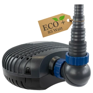 ECO Teichpumpe 12000L/H, nur 85 Watt Wasserpumpe Brunnen, Gartenteichpumpe - Bild 1 von 9