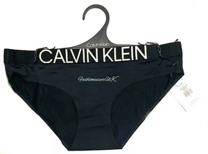 Calvin Klein Authentic Women’s ICON Bikini Brief Underwear _ Black RRP £30  - Picture 1 of 12