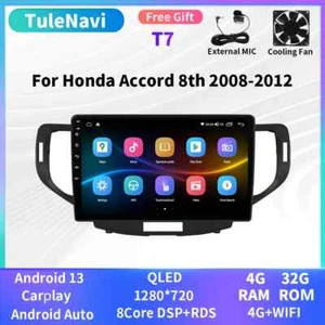 For Honda Accord 8 Euro Acura TSX CarPlay Car Radio GPS Android Player Screen - Foto 1 di 31