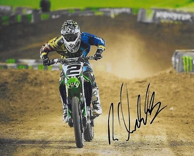 Ryan Villopoto, Supercross, Motocross, Firmado Autografiado, Foto 8x10 Foto 1 de 2