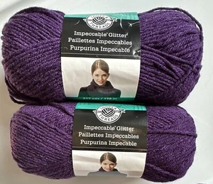 LOTE de 2 BRILLOS IMPECABLES por Loops & Threads en ULTRAVIOLETA 217yds 3.5oz - Imagen 1 de 8