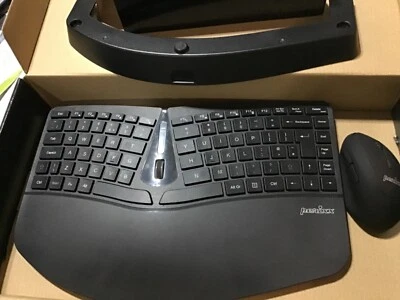 Perixx Periduo 606 Wireless 2.4G mini Ergonomic Keyboard & mouseRead Description - Image 1 of 3