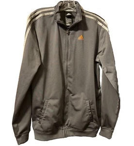 Adidas full zip jacket boys xl (18) full zip 100% polyester long sleeve - Picture 1 of 4