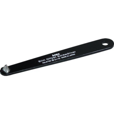 ANEX  Ultra Low Offset Screwdriver Slim  +2x10mm No.6102 JIS Japan - Image 1 of 2
