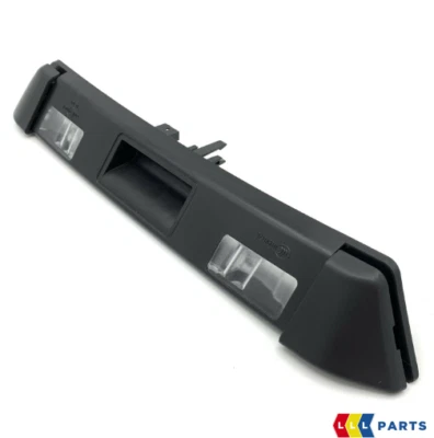 NEW GENUINE AUDI TT REAR TRUNK BOOT HANDLE AND NUMBER PLATE LIGHT SATIN BLACK - Image 1 of 4