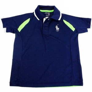 Polo Ralph Lauren Boy's Active Soft Touch French Navy Short Sleeve Polo Shirt - Picture 1 of 2