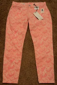 NUEVO Damas Gap 1969 Leggins LEGGING JEANS Talla 28/6P ~ Nuevo con etiquetas Rosa y Blanco - Imagen 1 de 7