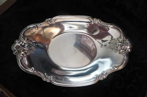 International Silver Company Silver Plated Serving Tray #448 - 8 1/2" - Picture 1 of 2