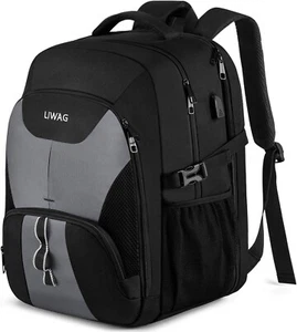 Large College and Travel Backpack with Multiple Pockets & Spacious Design - Picture 1 of 9