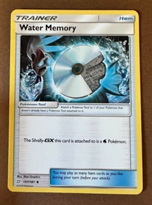 Pokemon TCG Trainer Item Water Memory 157/181 2019 Uncommon SM Team Up LP+ - Picture 1 of 2