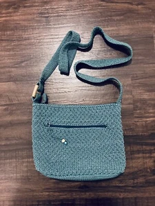 NWT Liz Claiborne Womens Casual Classics Turquoise Crocheted Purse Bag - Picture 1 of 11