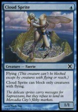 Cloud SPRITE-MTG card-Tenth Edition - 10e-Language: Ita-GD