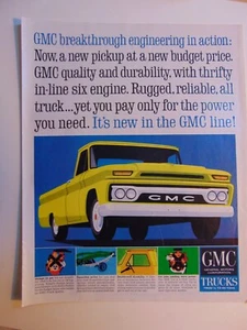 1964 GMC TRUCKS vintage art print ad - Picture 1 of 1