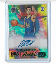 PATRICK BALDWIN JR. 2022-23 PANINI NBA HOOPS ROOKIE INK GREEN PARALLEL #RI-PBW