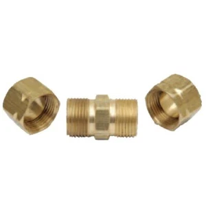 FMSI #2858 360 Degree Seal Compression Union Tube Nut - 3/8" - Each - Picture 1 of 2