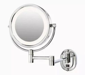 Specchio Ingrandimento JERDON 8 1/2 in HL88CLD Illuminato FILO DIRETTO Montaggio a Parete 8x NUOVO - Foto 1 di 7